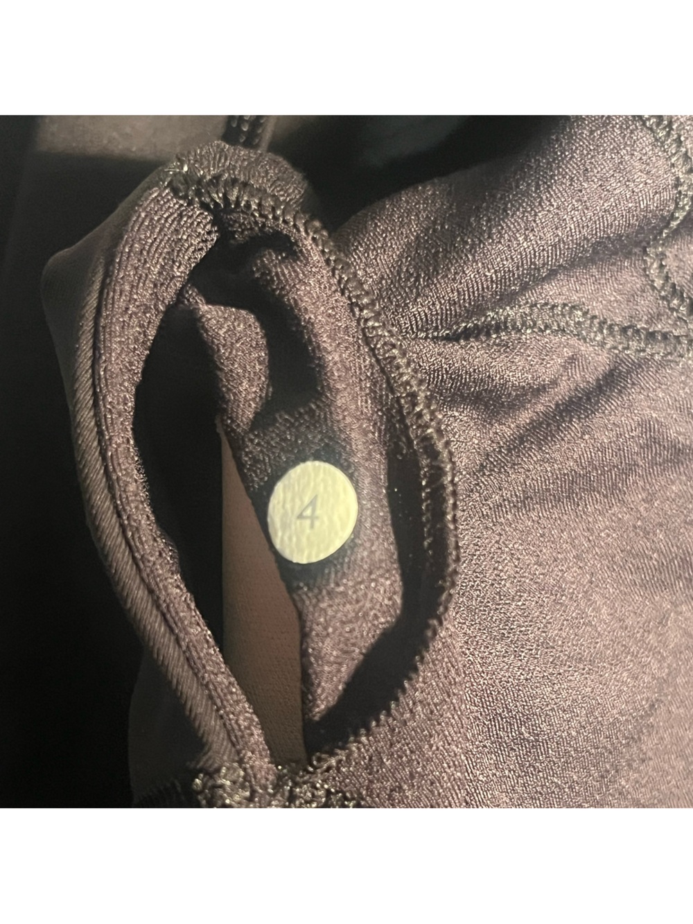 Lululemon Black High-Neck Racerback Tank size 4  / 🎀 - Picture 5 of 5